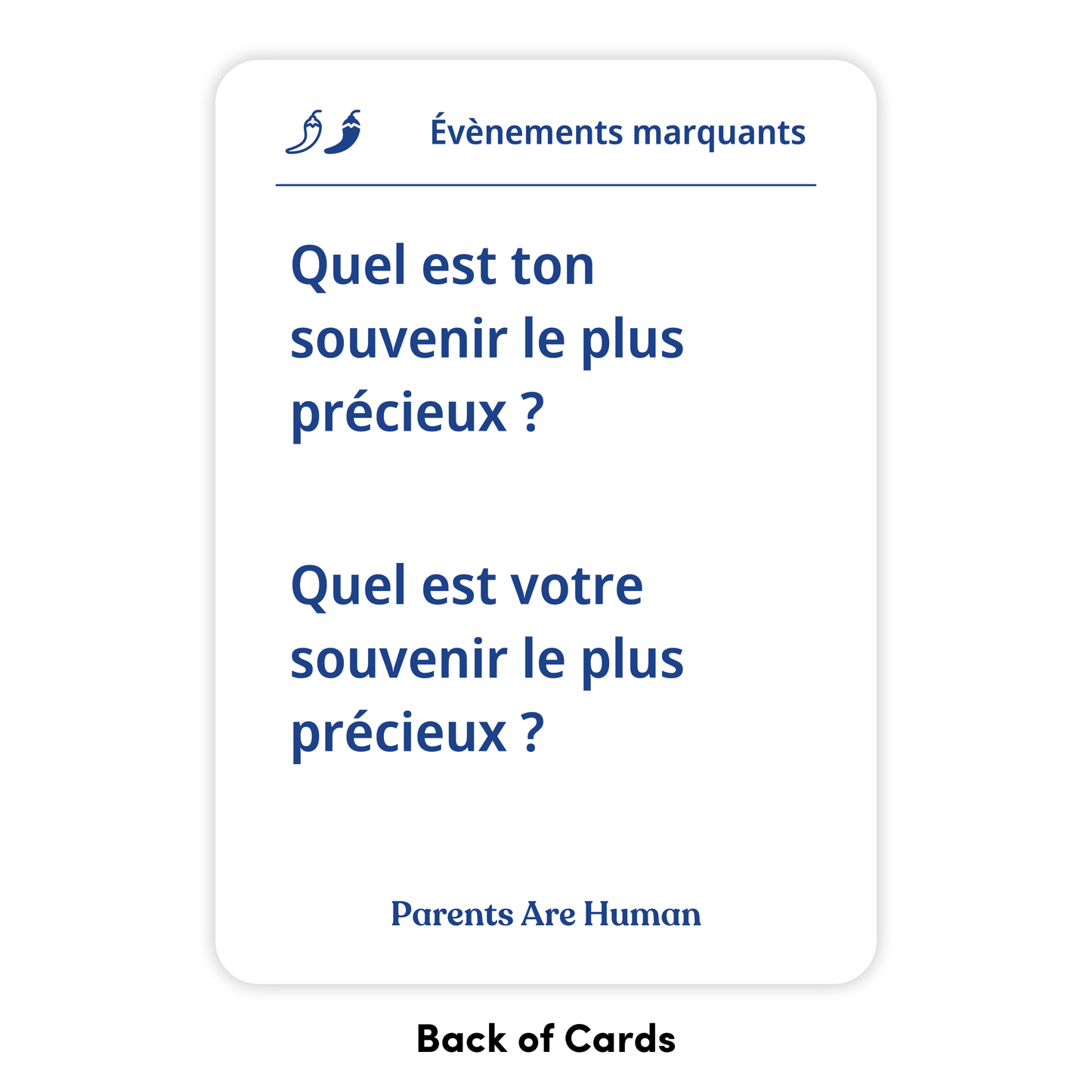 Parents Are Human (English + French)