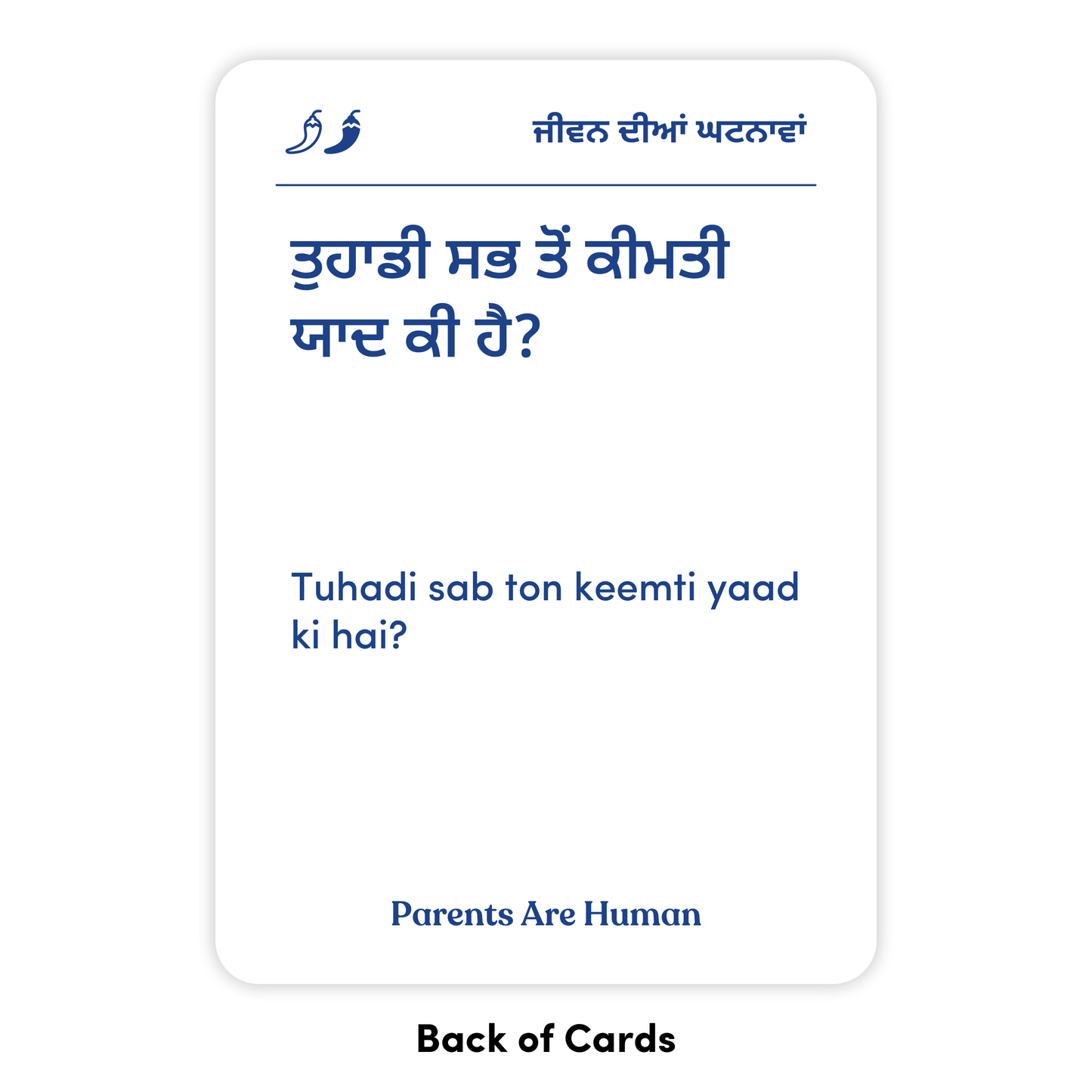 Parents Are Human (English + Punjabi/Gurmukhī)